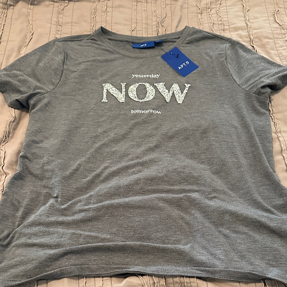 Apt. 9 Gray T-Shirt